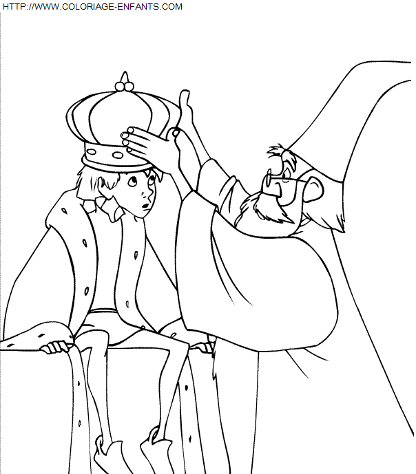 dibujo Merlin el Encantador