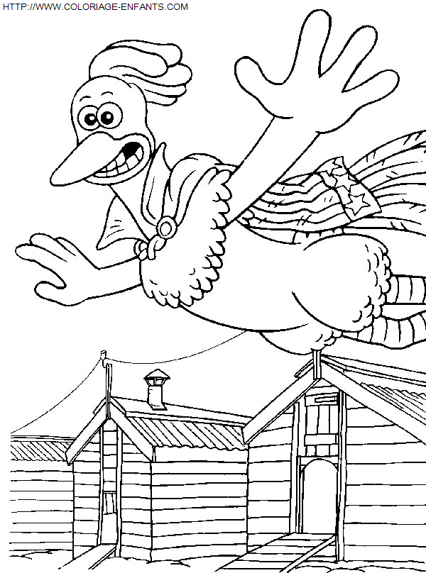 dibujo Chicken Run