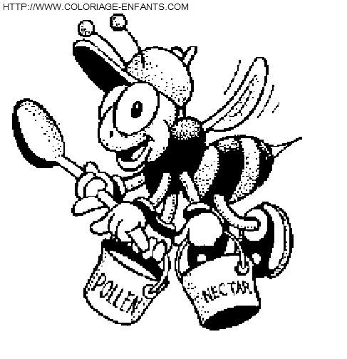 dibujo Abejas