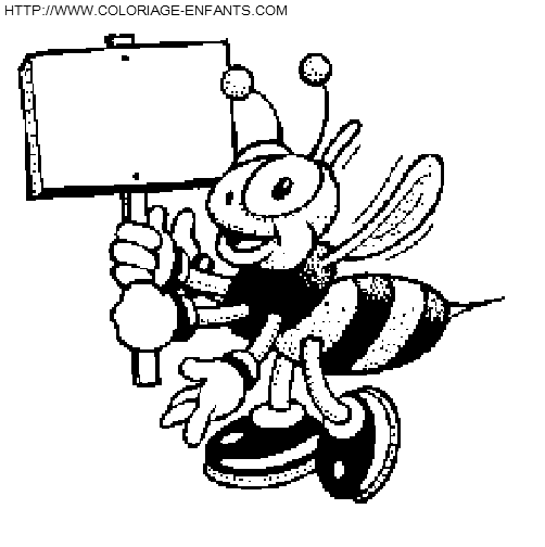 dibujo Abejas