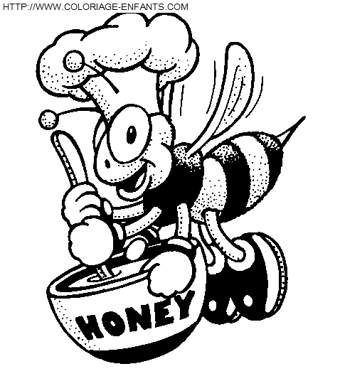 dibujo Abejas