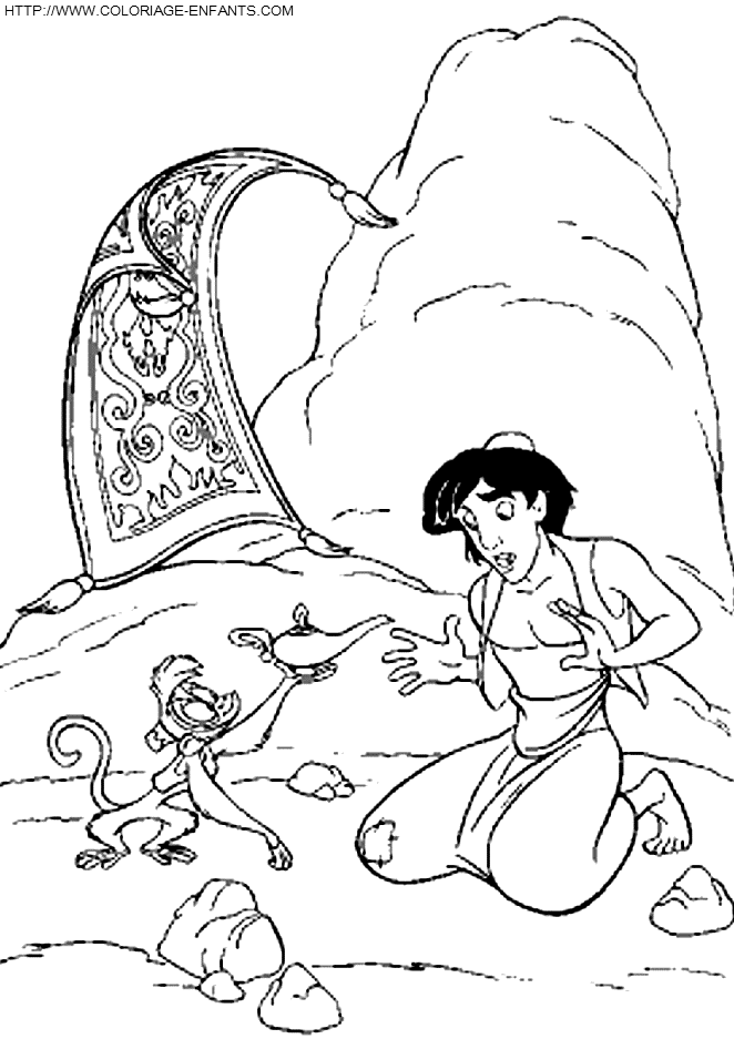 dibujo Aladdin