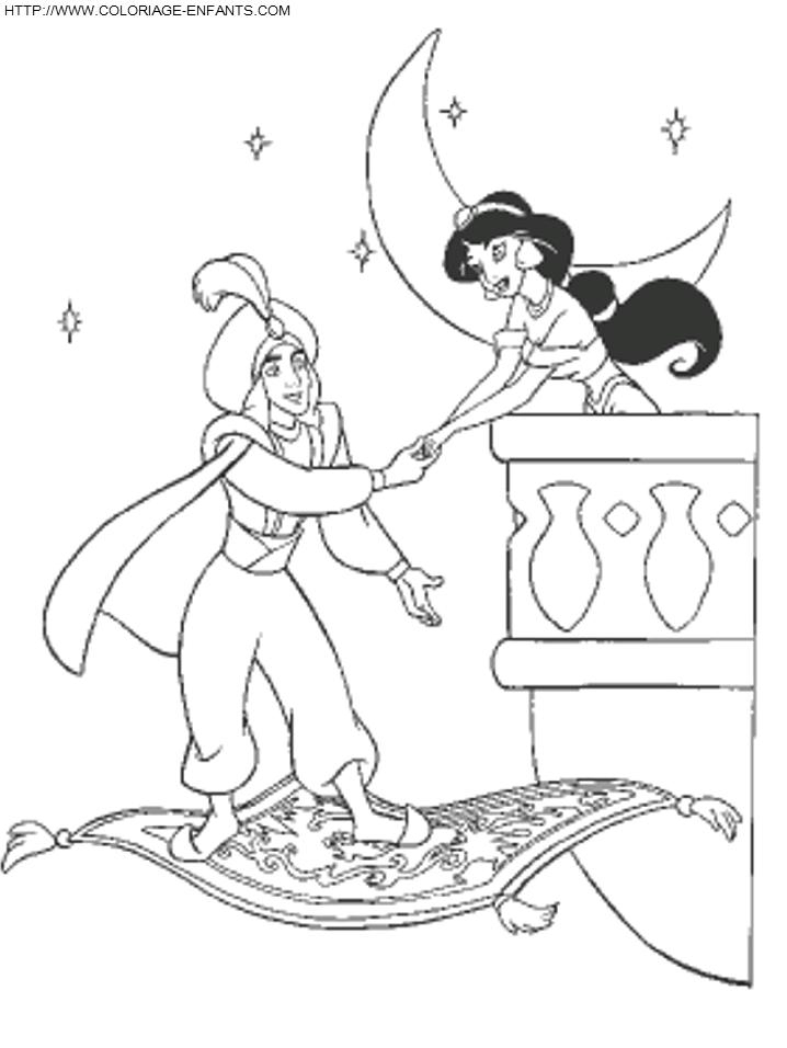 dibujo Aladdin