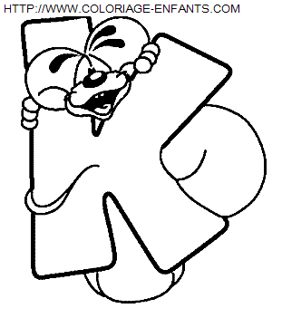 dibujo Alfabeto Diddl