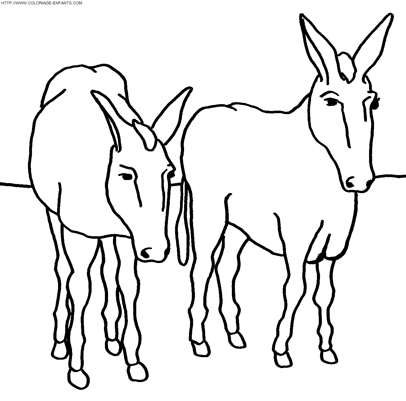 dibujo Burros