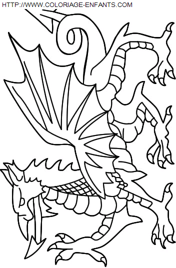 dibujo Dragones