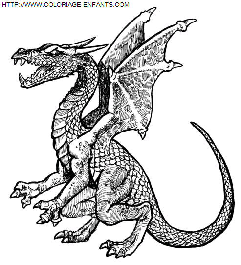 dibujo Dragones