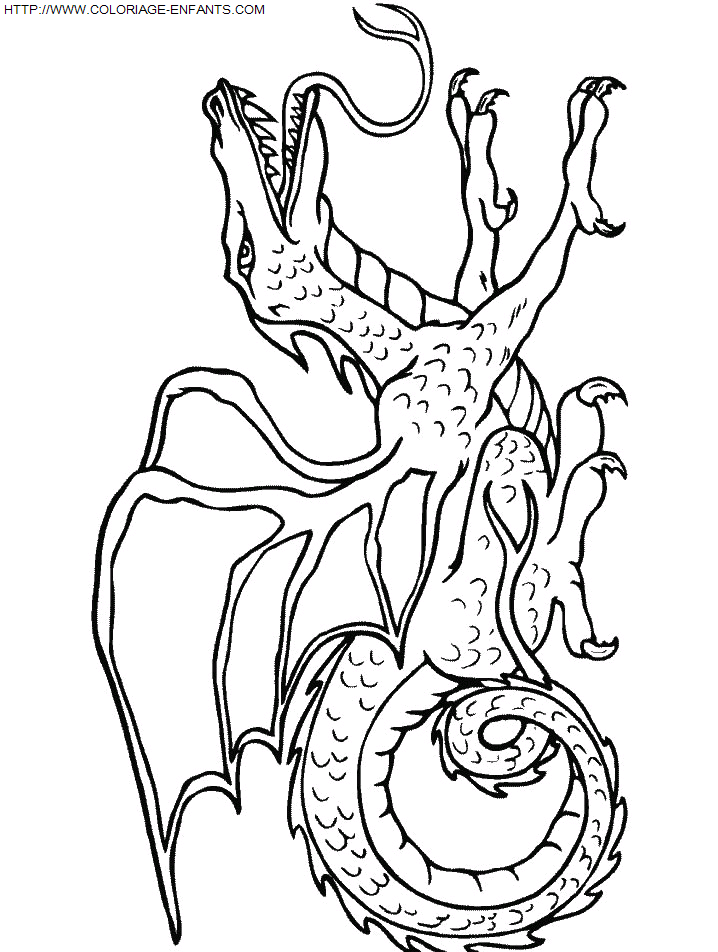 dibujo Dragones