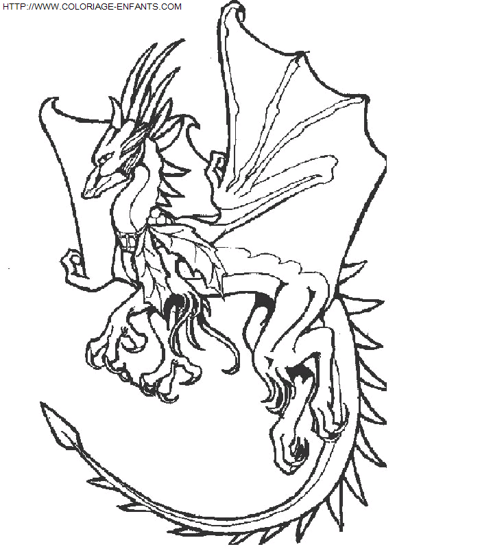 dibujo Dragones