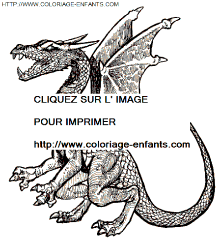 dibujo Dragones