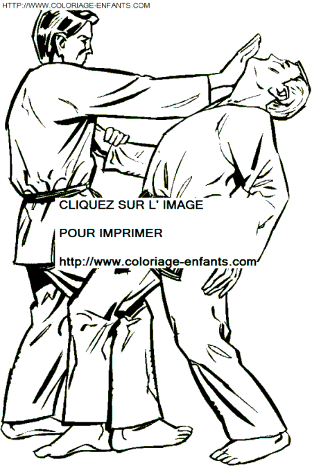 dibujo Judo