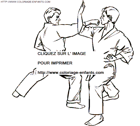 dibujo Judo