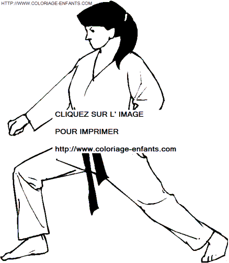 dibujo Judo