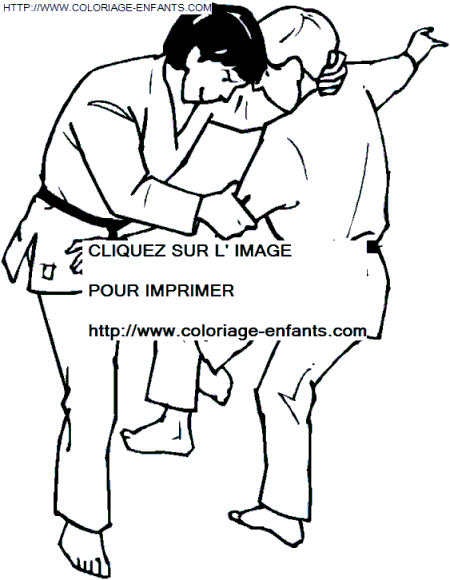 dibujo Judo