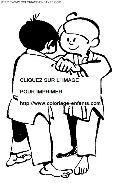 dibujo Judo