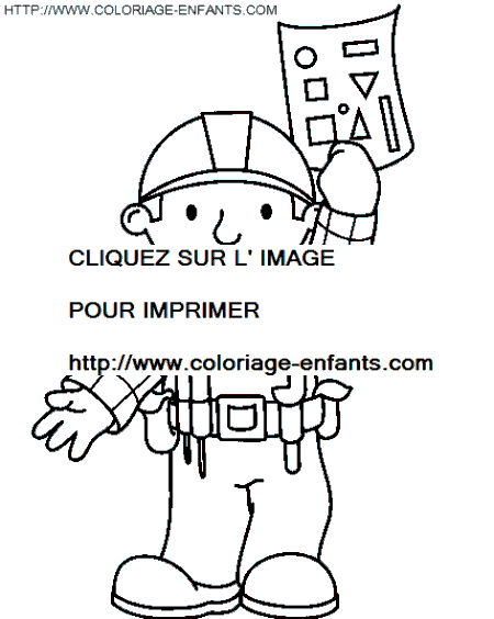 dibujo Bob el constructor