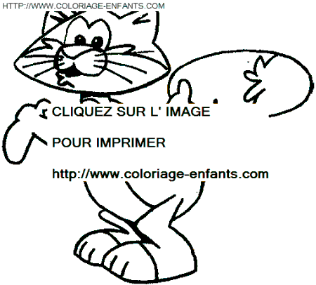 dibujo Gatos