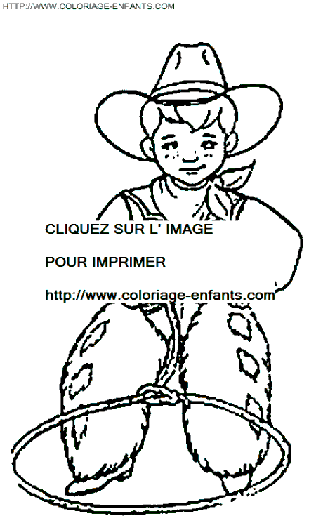 dibujo Vaqueros