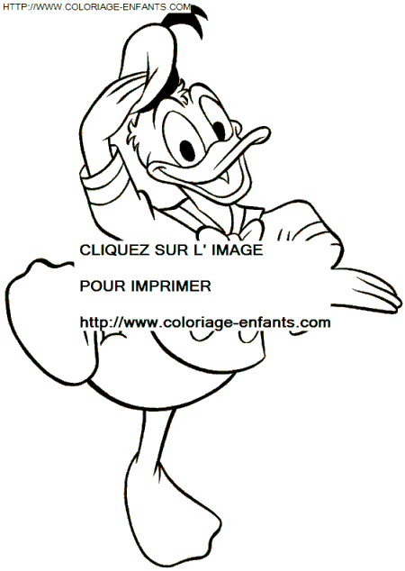 dibujo Pato Donald