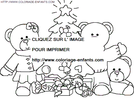 dibujo Navidad Animales