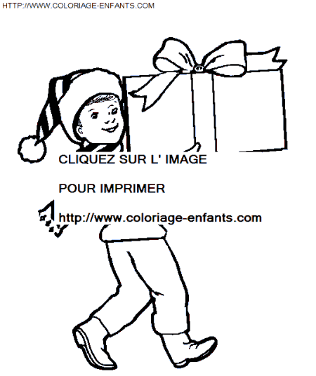 dibujo Navidad Regalos