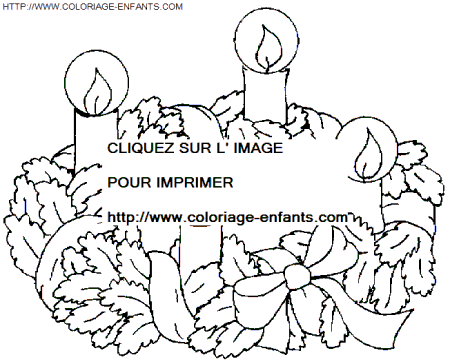 dibujo Navidad Guirnalda Navidena