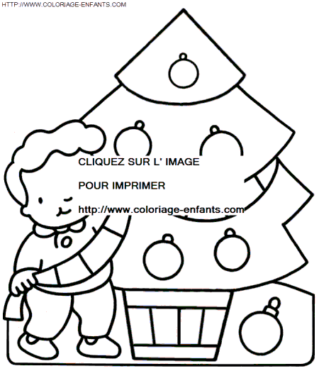 dibujo Navidad Ninos