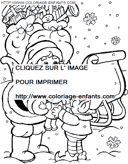dibujo Navidad Papa Noel Regalos
