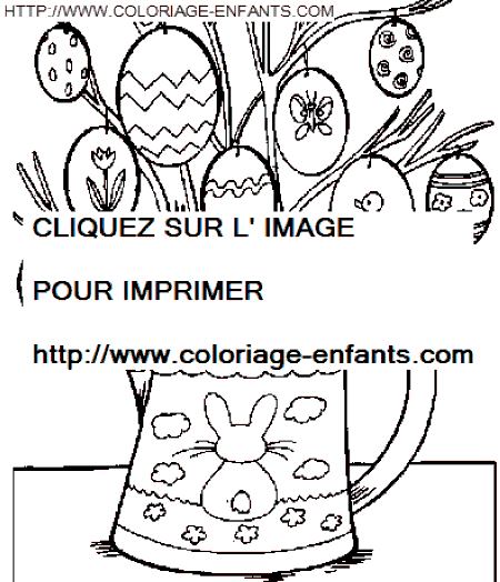 dibujo Pascuas Conejos