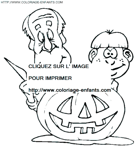 dibujo Calabazas Halloween