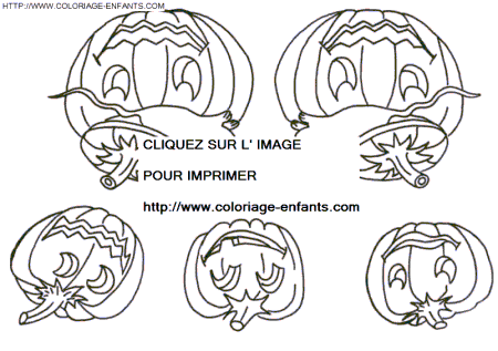 dibujo Calabazas Halloween