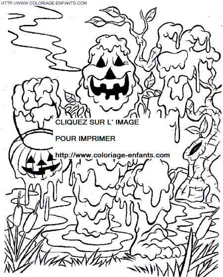 dibujo Monstruos Halloween