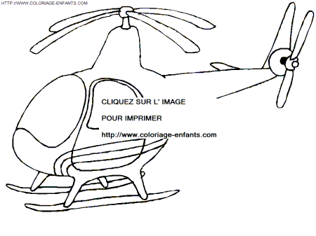 dibujo Helicoptero
