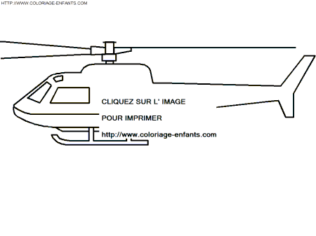 dibujo Helicoptero