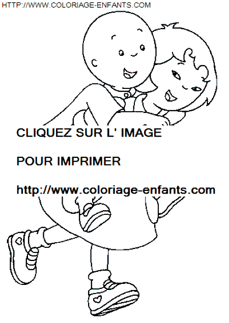 dibujo Caillou