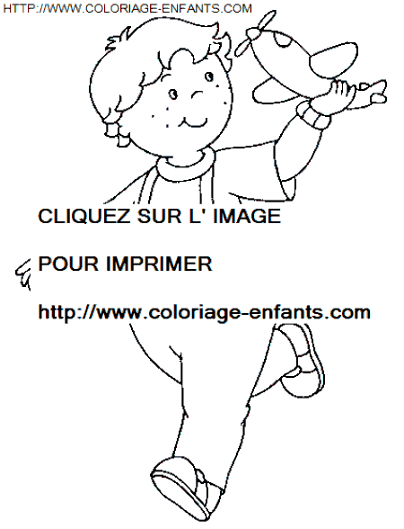 dibujo Caillou