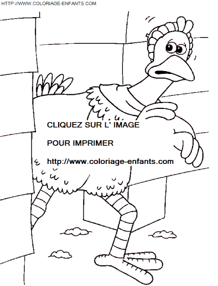 dibujo Chicken Run