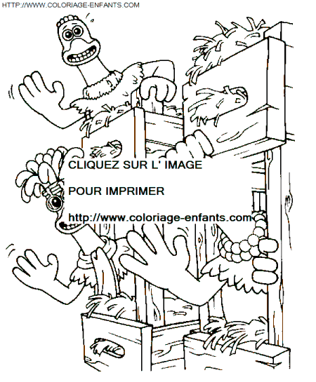 dibujo Chicken Run