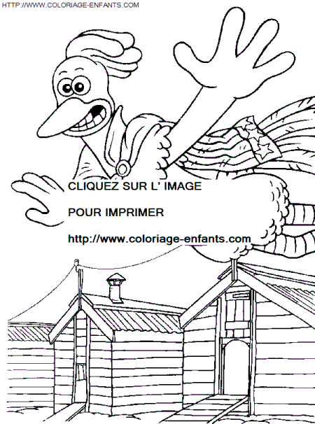 dibujo Chicken Run