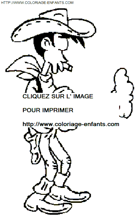 dibujo Lucky Luke