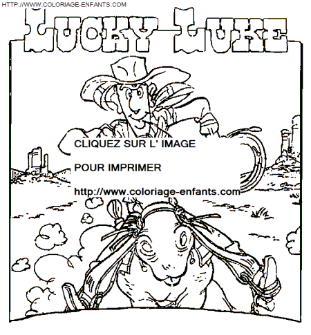 dibujo Lucky Luke