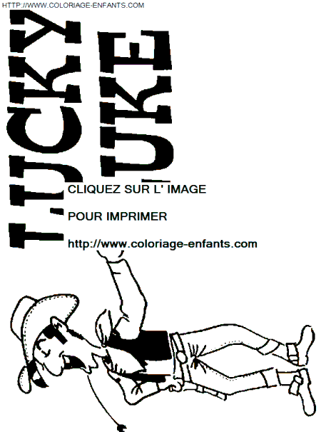 dibujo Lucky Luke