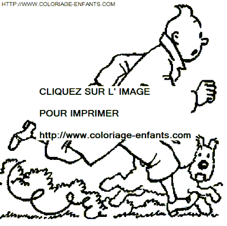 dibujo Tintin