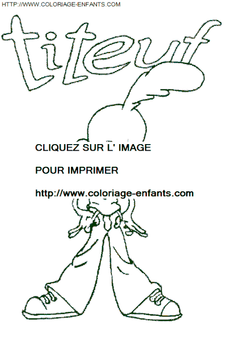 dibujo Titeuf