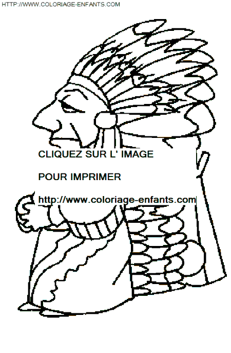 dibujo Indios