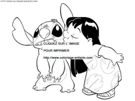 dibujo Lilo et Stitch