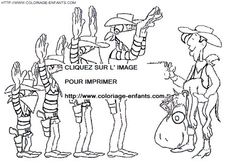 dibujo Lucky Luke