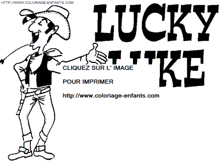 dibujo Lucky Luke