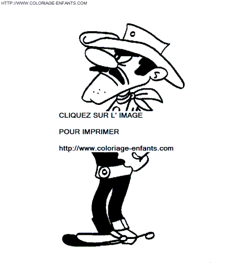 dibujo Lucky Luke