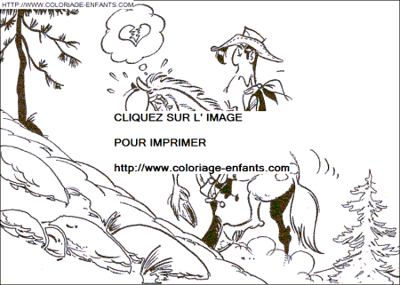 dibujo Lucky Luke